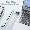 USB To Optical Audio Adapter USB A To Fiber Optic Audio SPDIF Port Connection Audio Converter Cable For Computer Laptop 3