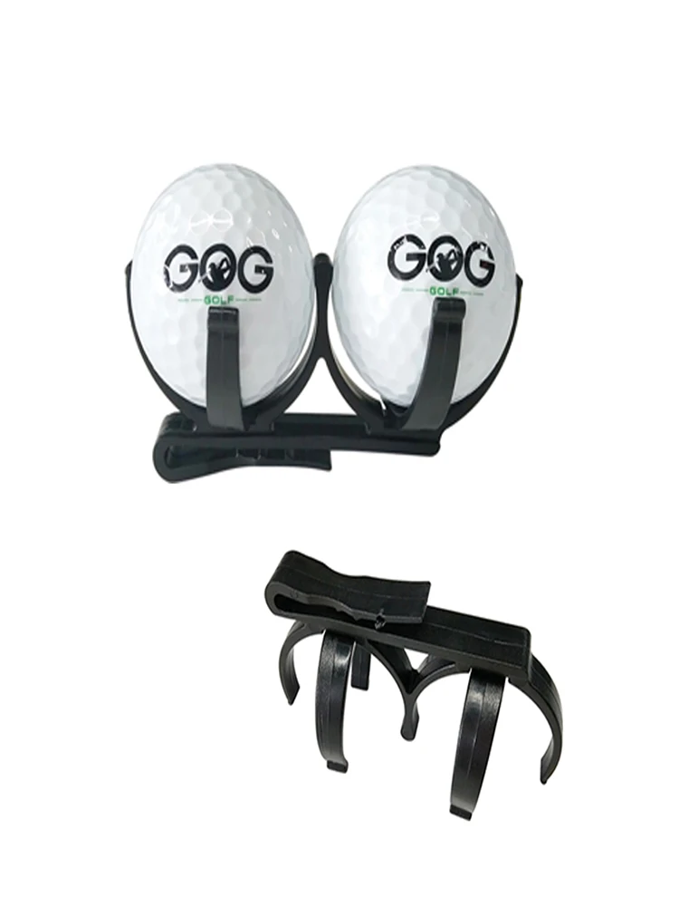 Description Picture 4 of itemGolf Ball Clamp Holder Could Hold 2 Balls With Belt Clip on Waist Ratatable Outdoor Sports Training Tool Portable Golf Supplies