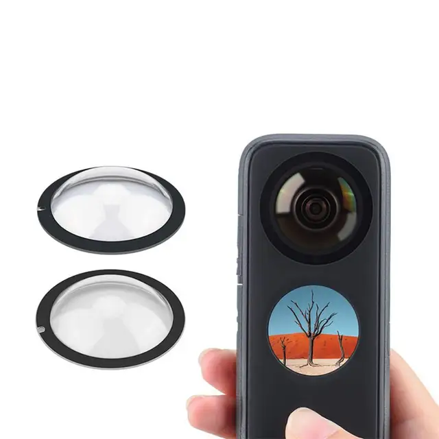 Insta360 X3 予備バッテリー,レンズキャップ,レンズガード付