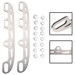 Skating Replacement Blades Skating Shoe Blades Metal Skating Blades With Knife Tooth For Kid Roller Skates Transformer