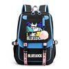 New Anime BLUE LOCK Backpack Teenagers Outdoor Street Cool Rucksack USB Zipper Backpack High Quality Anime Backpacks 1