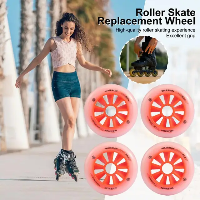 Wheelcome 8-Pack Inline Skate Wheels Roller Blade Hockey