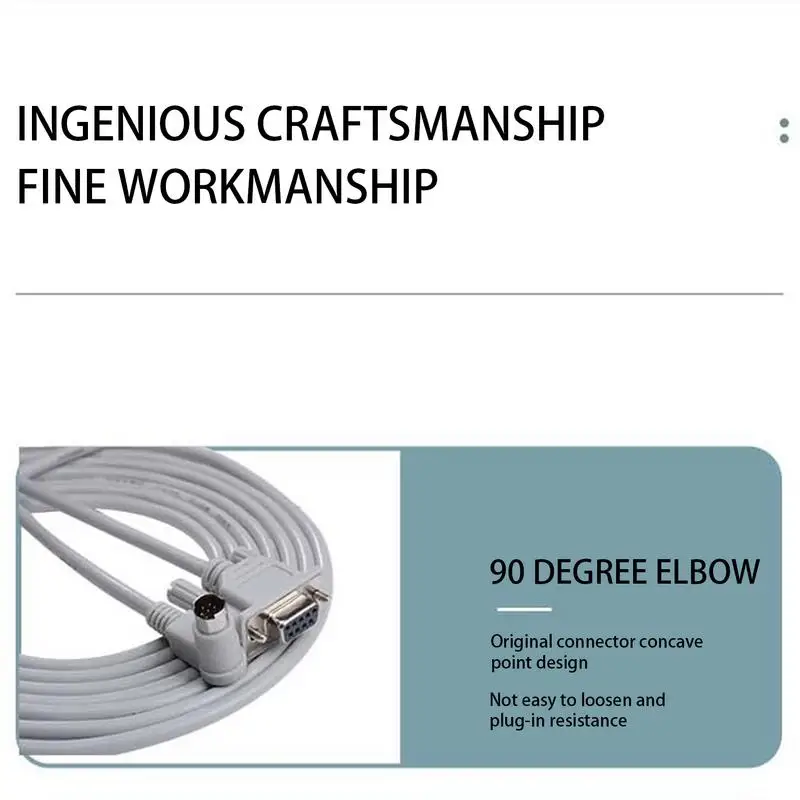 PLC Cable For Allen Bradley MicroLogix 1000 1200 1400 1500 Programming Cable 1761-CBL-PM02 Professional Data Transmission Cord