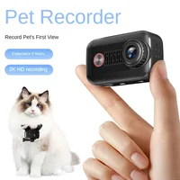 New 2K HD Pet Camera Cats & Dogs 1st View Vlog Recorder Cats & Dogs Perspective Sports Recording & Video Recording Action Camera 1