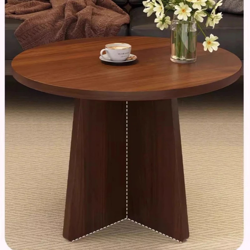 Coffee Table Living Room Home Tea Table High End Small Sofa Side  Round Balcony Tea Desk Small Table Modern Design Style