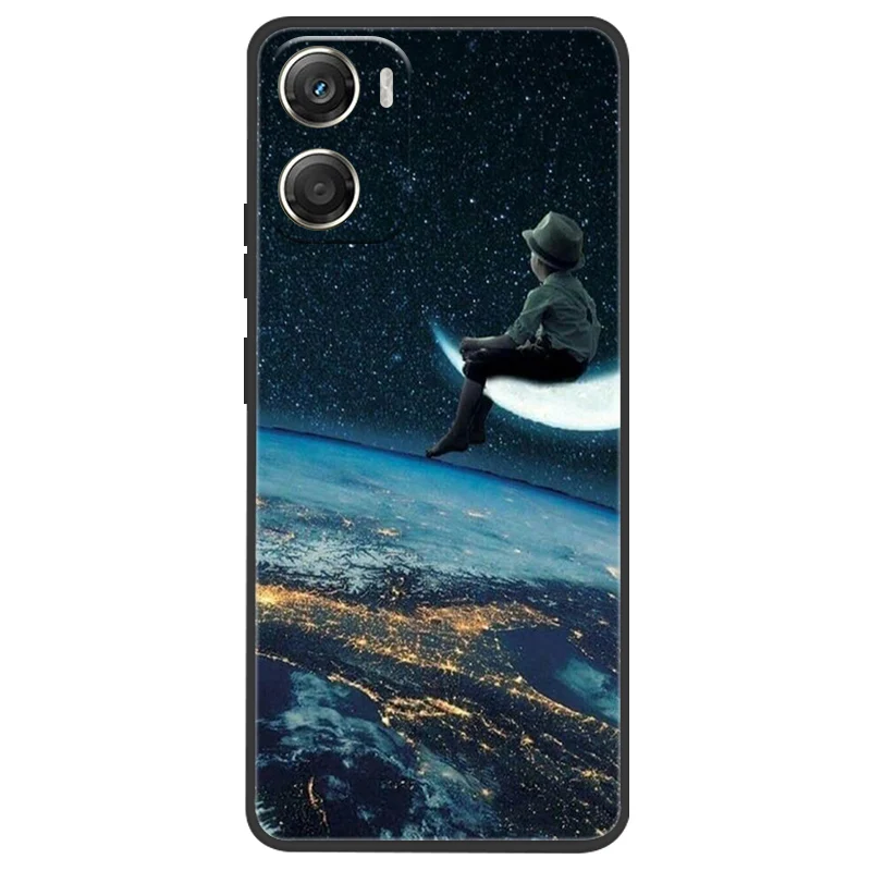 Shockproof Soft Silicone Back Cover with Bumper