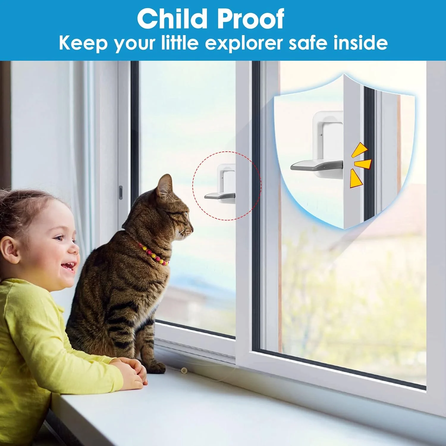 1pc Baby Sliding Door Window Lock Anti-Fall Windows Limiter Home Locker Sliding Door Locks No Drilling Tools Needed child lock,safety lock,door window lock