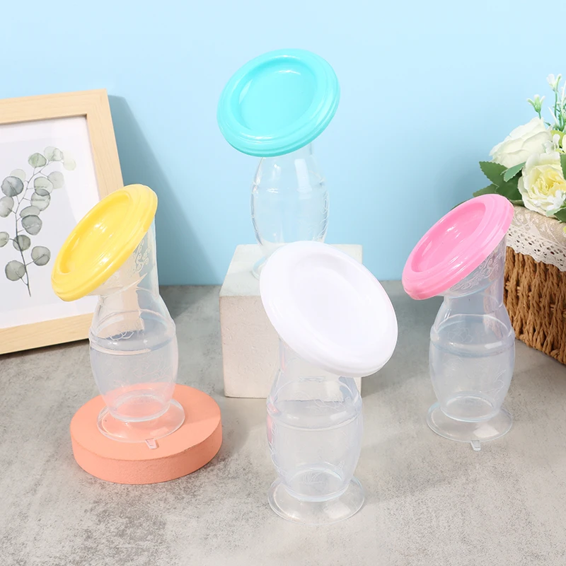Silicone Breast Pump 1PC Baby Feeding Manual Breast Pump Collector Correction Milk Pumps