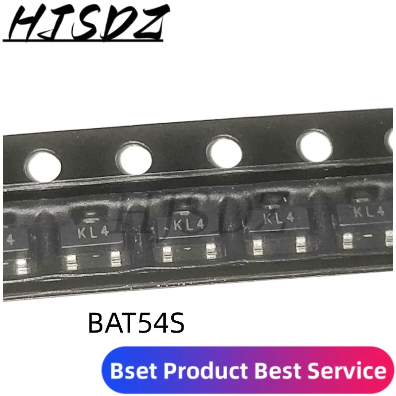 100 Unids/Lote Nuevo Bat54C Kl3 Bat54S Kl4 Bat54 Kl1 Bat54A Kl2 Diodo Schottky Sot23