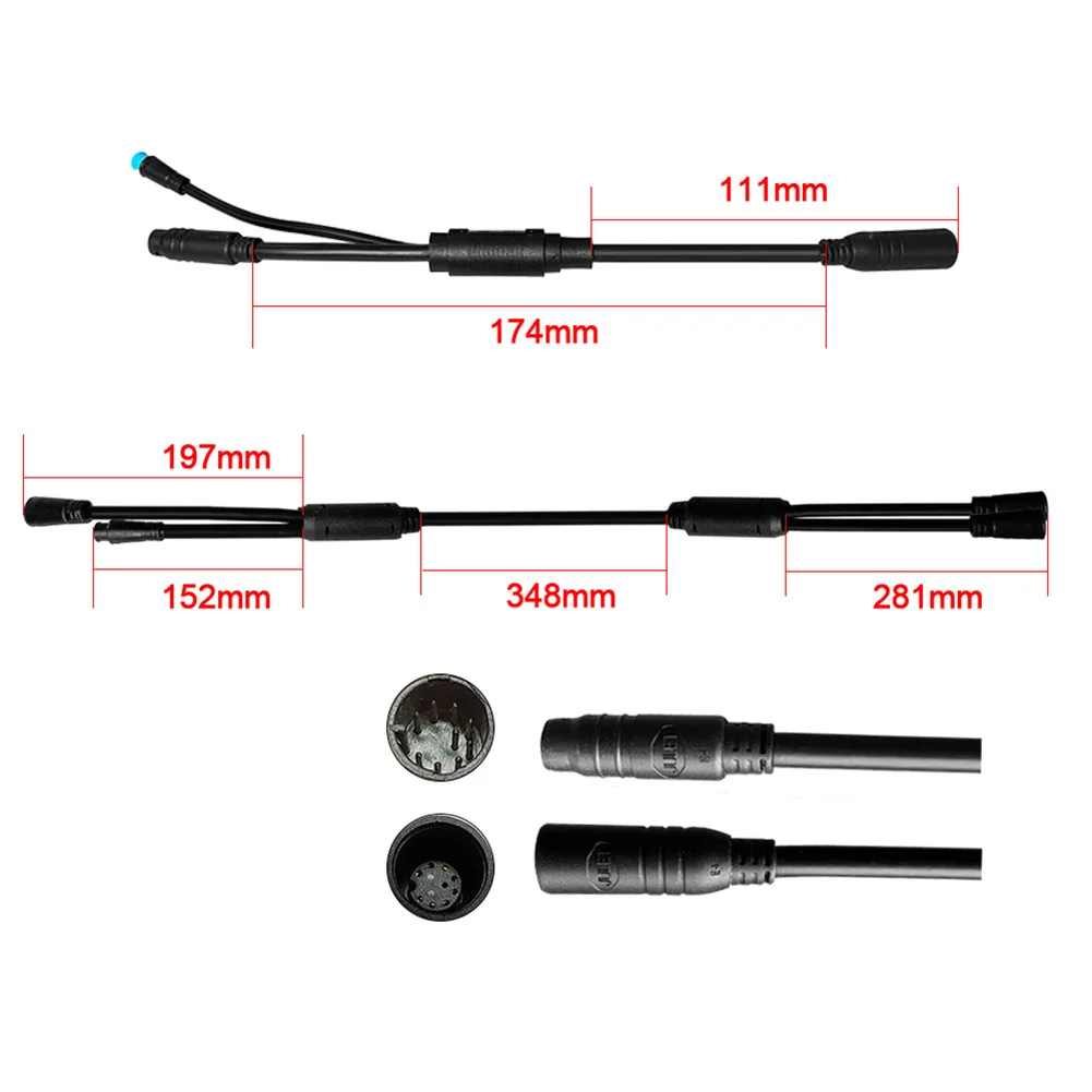 

New Material Quantum Controller Waterproof Line DK15 Front Fork Light Brake Light 9 Cores Reliable Performance