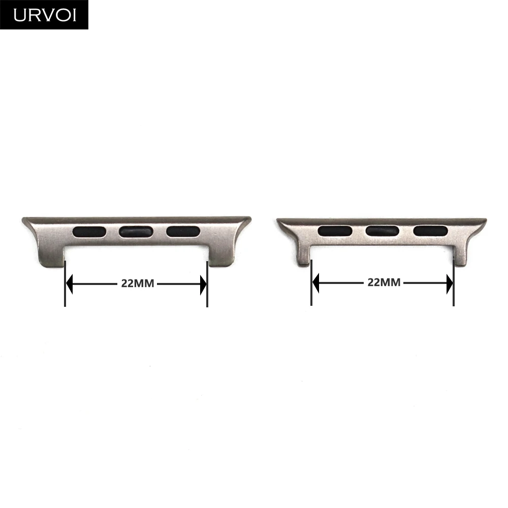 URVOI Full Titanium Alloy Adapters for Smartwatch Bands (1 Pair)
