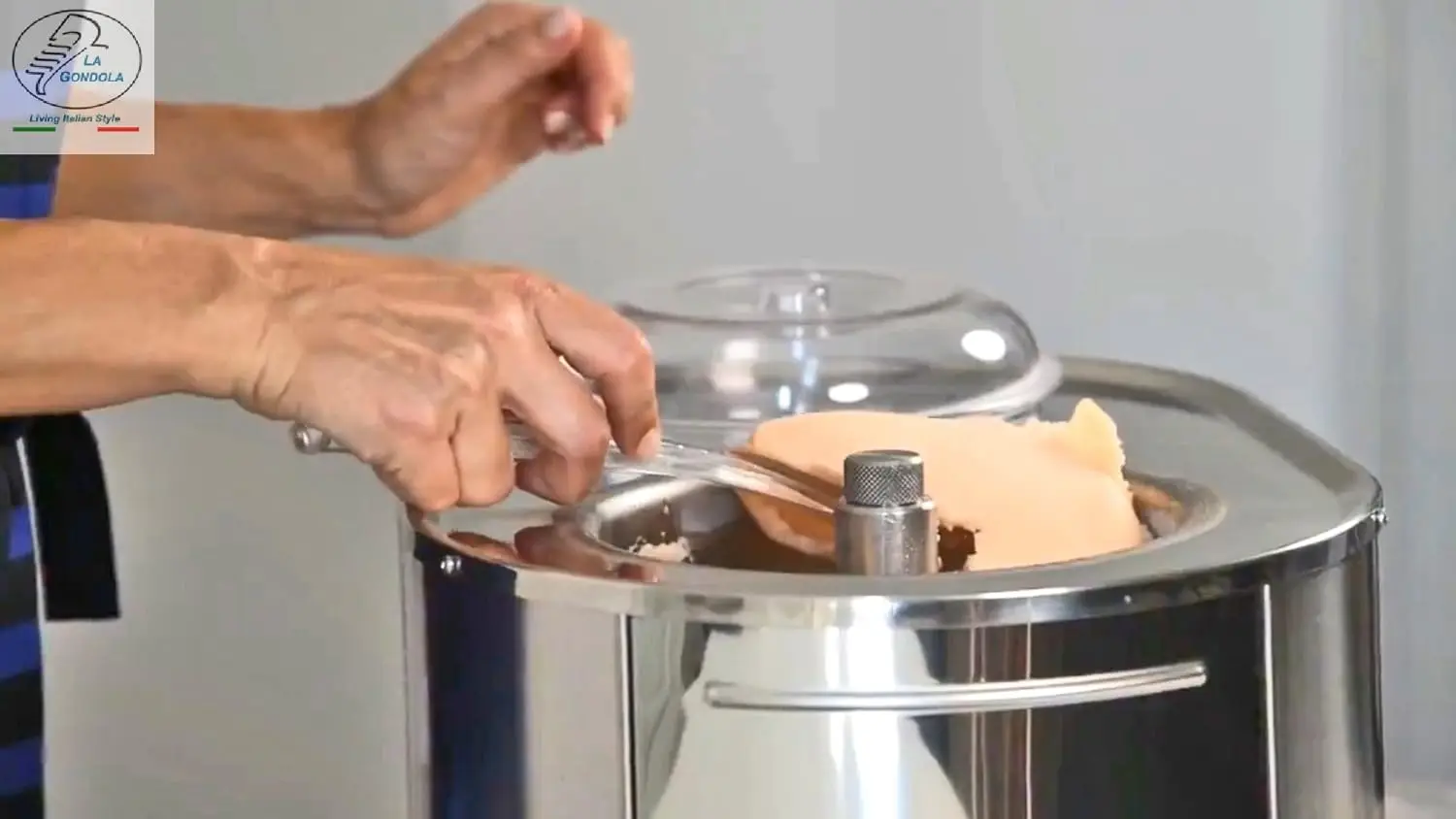 Lello 4080 Lussino 1.5-Quart Ice Cream Maker, Stainless - 110/120V 60 HZ 2
