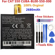 

100% Original 2680mah For Cat S50 CUBA-BL00-S50-000 battery for Caterpillar Cat S50 Mobile Phone batteries+Gift Tools +Stickers