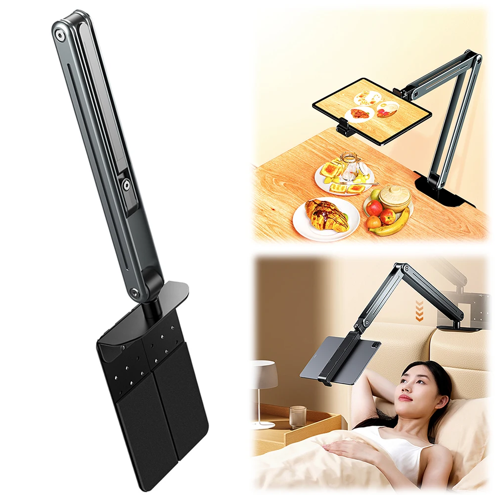 Tablet Holder Stand for Bed for 4.7''-12.9'' Device Adjustable Tablet Stand for Bed for Ipad IPhone/N-Switch/Samsung Galaxy Tab