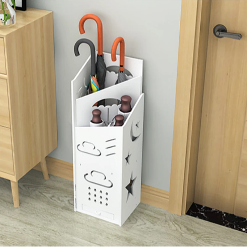 Creative Umbrella Storage Rack Home and Hotel Lobby Length Handle Umbrella Stand Classroom and Foyer Shelf