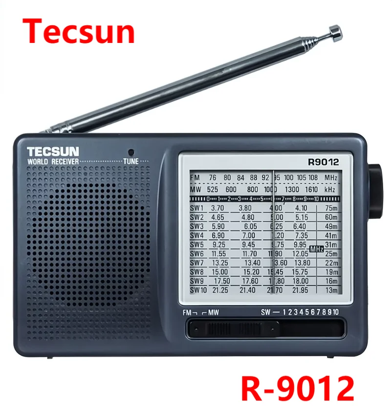 TECSUN R-9012 ブラウン ラジオ Tecsun R9012 AM FM Shortwave Portable Radio Unboxing