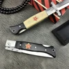 High Quality Tactical Pocket Folding Knife 440C Blade ABS Handle with  Nylon Sheath EDC Outdoor Knives Hunting Survival Tools 4