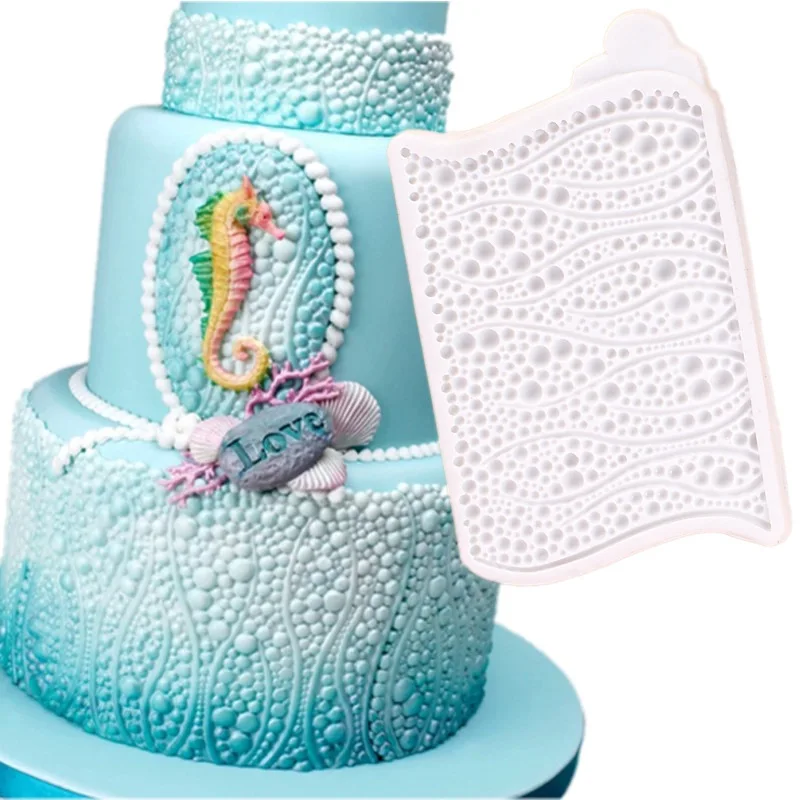 

Bubble Pearls Seaweed Silicone Pastry Mold DIY Fondant Chocolate Cake Baking Tools Birthday Gifts Home Decor Plaster Resin Mould