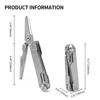 Multifunctional Pocket Folding Knife Scissors Screwdriver Stainless Steel Outdoor Camping Fishing Scissors Knives EDC Multi Tool 6