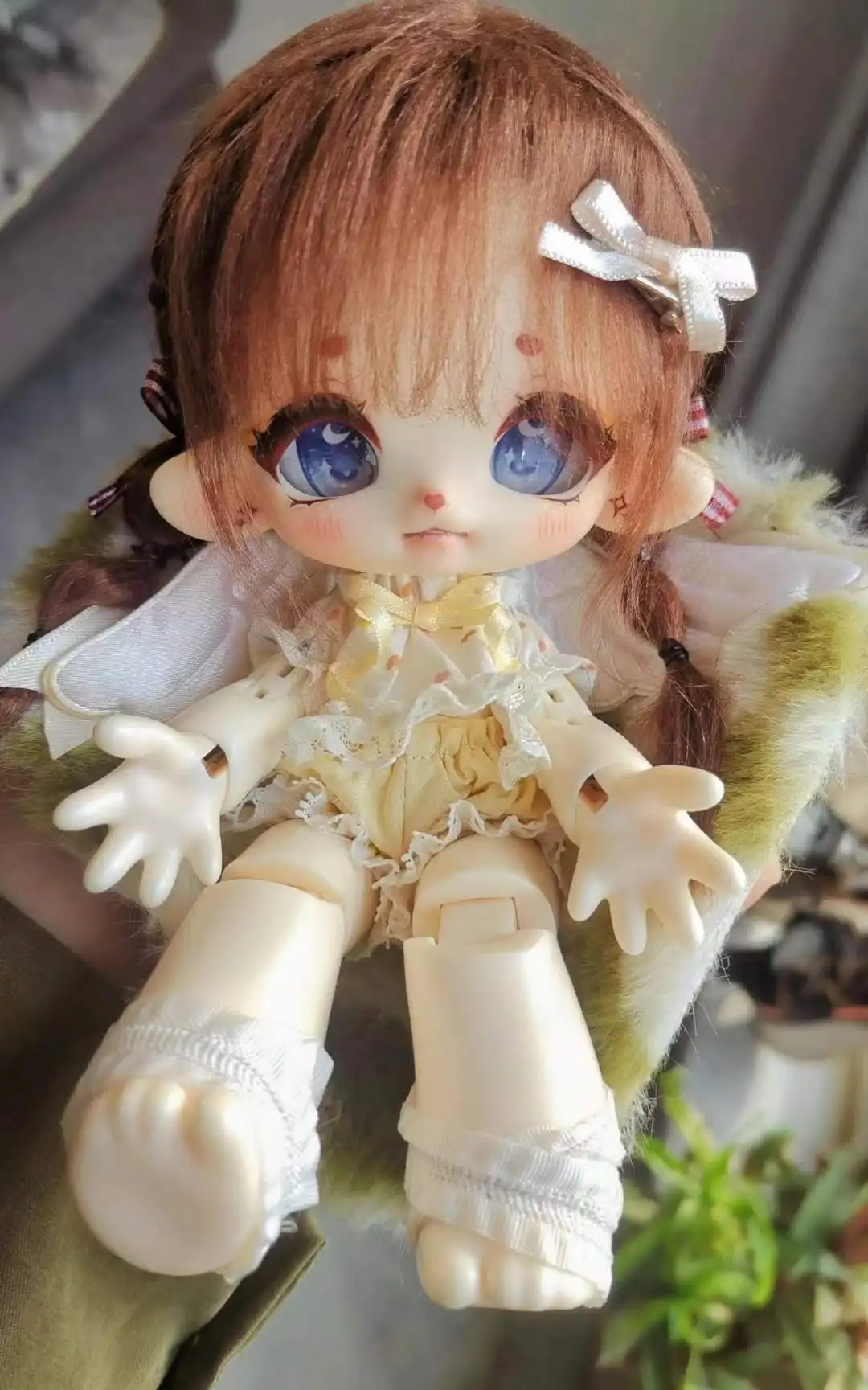 BJD doll 13cm pet doll girl's doll toy birthday gift mini elf free delivery project 4
