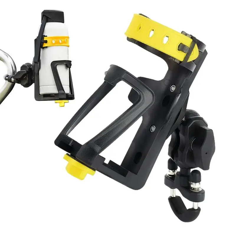 

Motorcycle Water Cup Holder Prevent Beverage Scratches Beverage Bottles Cage Universal Motorcycle Handlebar Bottles Holder Tools