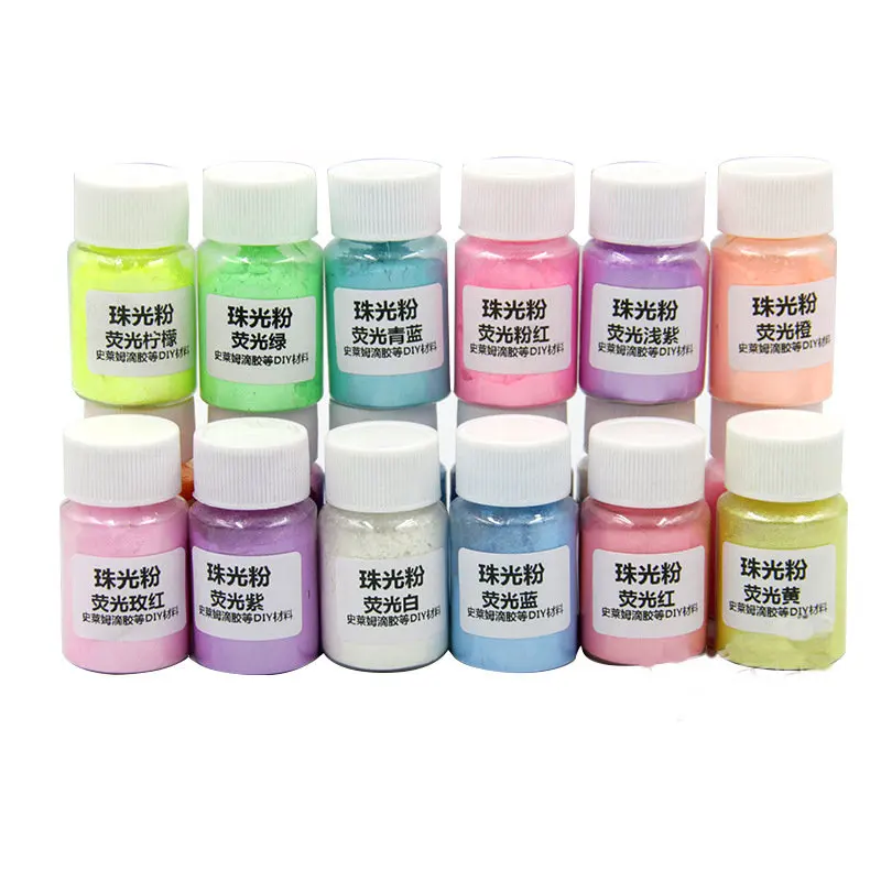 Mica Powder Crystal Drop Glue Material Pigment Toning Without Heavy Metal Color Uniform Environmental Protection Multi-color