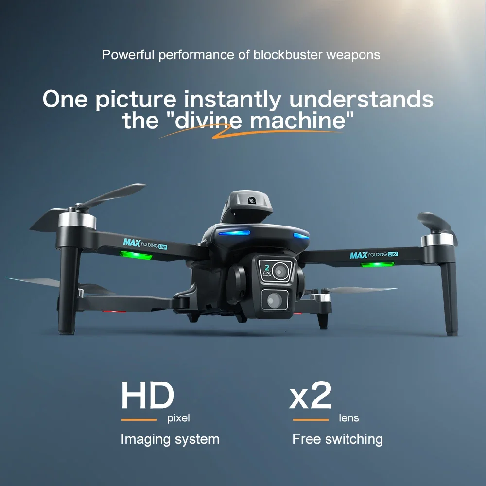 Description Picture 3 of itemNew XT606 Mini drone 8K WIFI HD camera FPV Foldable RC Profesional Aerial Photography quadcopter Toy Helicopter airplane Gifts