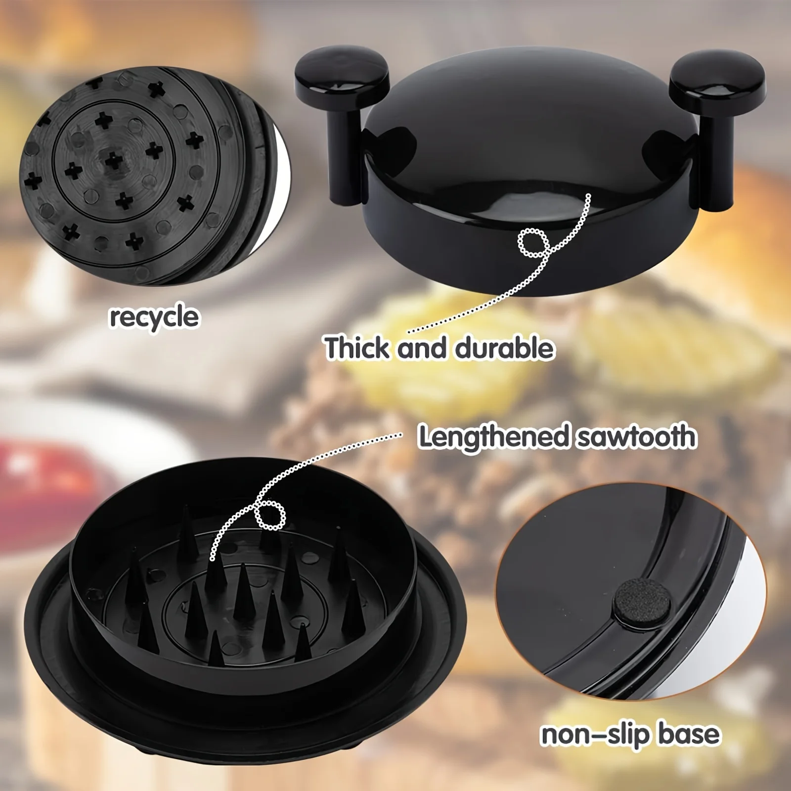 Chicken Shredder Meat Shredder Potato Shred Machine Pork Shredding Tool 1pc 7inch