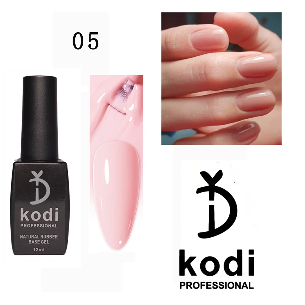 

YD KODI PROFESSIONAL 12ML Jelly Gel Nail Polish Pink Color Soak Off UV Color Base 05 Gel Varnish Manicure Nail Art Base Top Gel