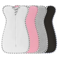 Baby Blanket Hat Set Cartoon Printed Cotton Newborn Swaddle Adjustable Infant Sleeping Swaddle Wraps All Seasons 0-6 Months 1