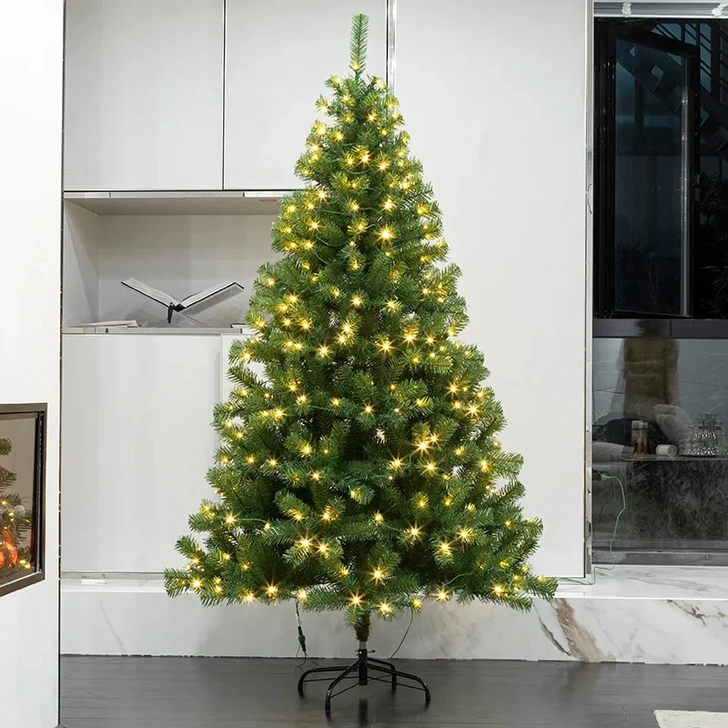 2024NewGreenArtificialChristmasTreeWithLedLightChristmasTree