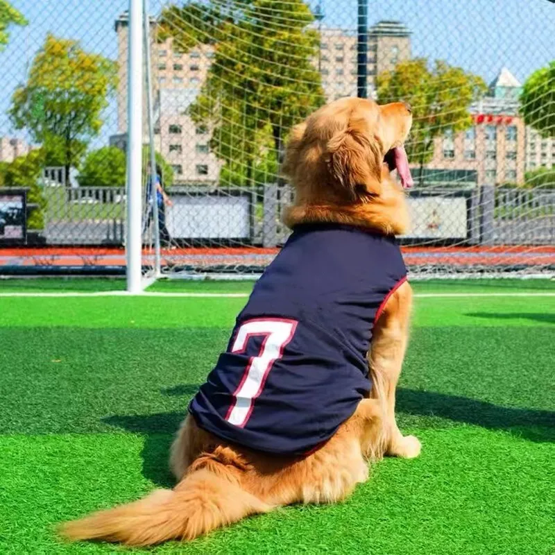 New Summer Pet Dog Soccer Football Jersey Sport Vest Cat Clothes For Small  Medium Large Dogs French Bulldog Dropshipping GGC08 - AliExpress