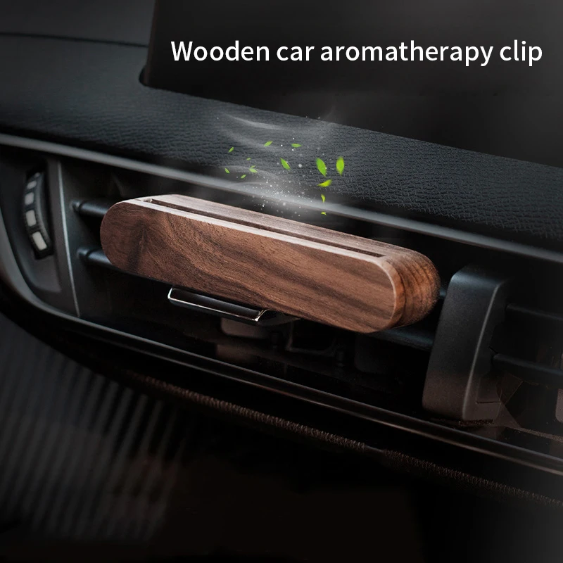 WoodCarAirFreshenersUniversalAutoAirOutletFreshenerPerfumeOrnamentDecorationsCar