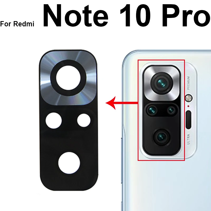 Premium Back Main Camera Glass Lens with Adhesive Sticker