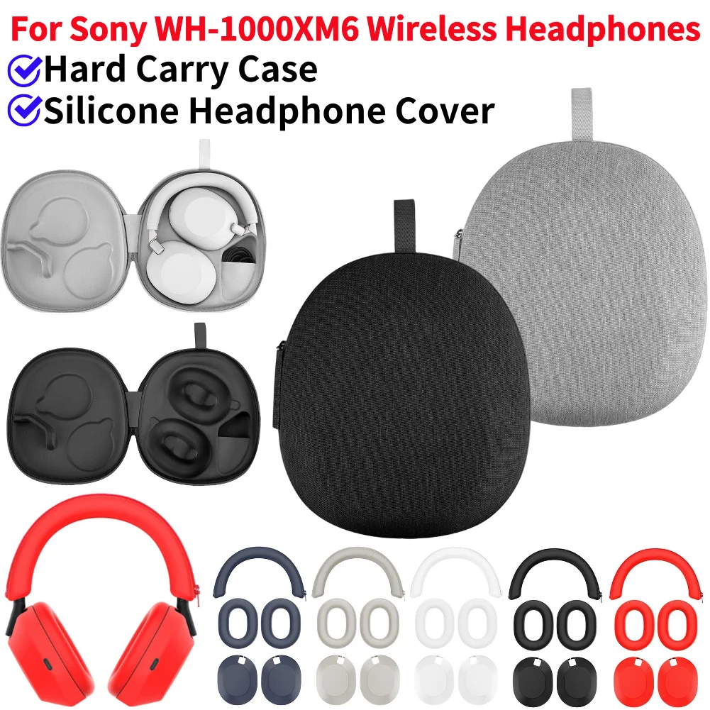 Portable Protective Headphone Carrying Case