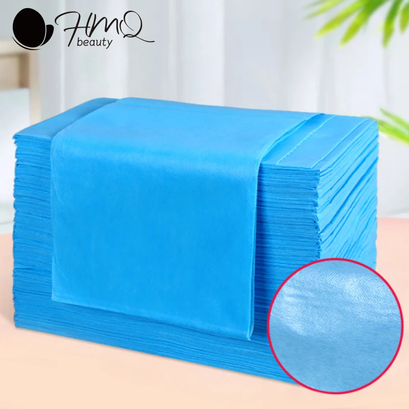 

Disposable Non-woven Bed Sheets 20Pcs Beauty Salon Breathable Bed Sheets 80*180cm Thickened Travel Sheet