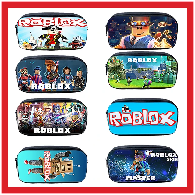 Roblox-Mochila de ombro para estudante masculino e feminino, bolsa de  viagem, tendência dos desenhos animados, aniversário e presente de  Halloween, novo, 3 peças - AliExpress