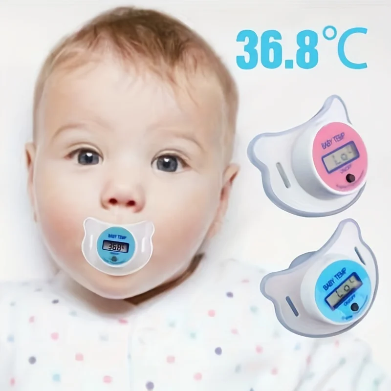 BabysElectronicPacifierThermometerInfantDigitalSmartThermometerChildrensOral