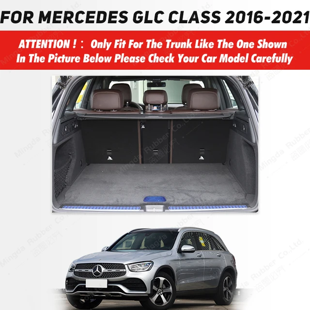 Volle Abdeckung Kofferraum matte für Mercedes Benz Glc Klasse x253  2015-2017 20 19 18 17 Auto Kofferraum abdeckung Pad Innen schutz Zubehör -  AliExpress