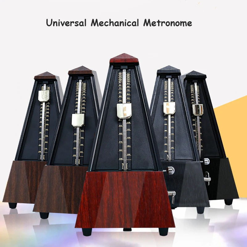 VintageMechanicalMetronomeUniversalWoodTowerMetronomeTimerfor