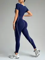 Trendy Bodysuit Sportswear Woman Gym Jumpsuits Sport Pants Seamless Woman Clothing Yoga Clothes Female Fitness Overalls Leggings - Image 3