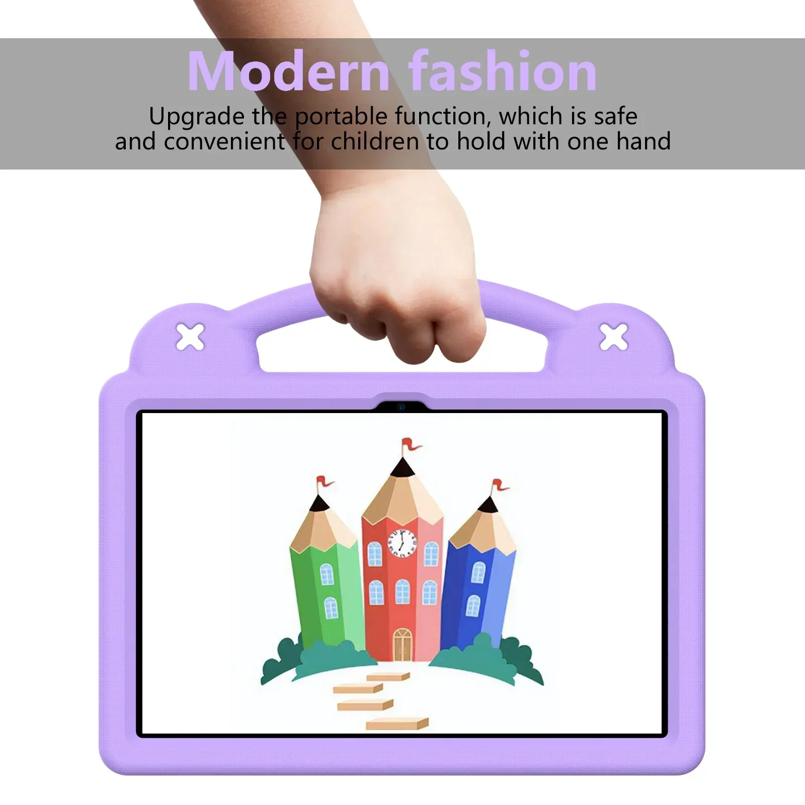 Kids Shockproof EVA Tablet Case Cover, 10-11 inch, Protective and Durable Design