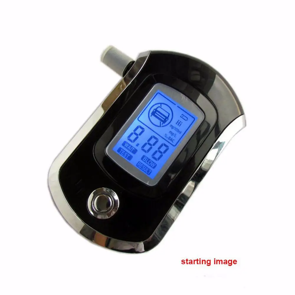 Professional Digital Breath Alcohol Tester Breathalyzer AT6000 alcohol breath tester alcohol detector