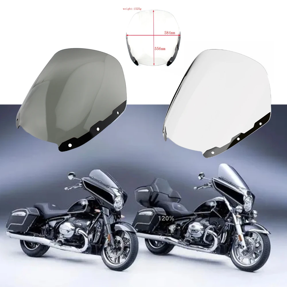 

For BMW R18 Bagger R 18 Transcontinental Motorcycle Windscreen Windshield Cover Wind Screen Shield Airflow Deflectors