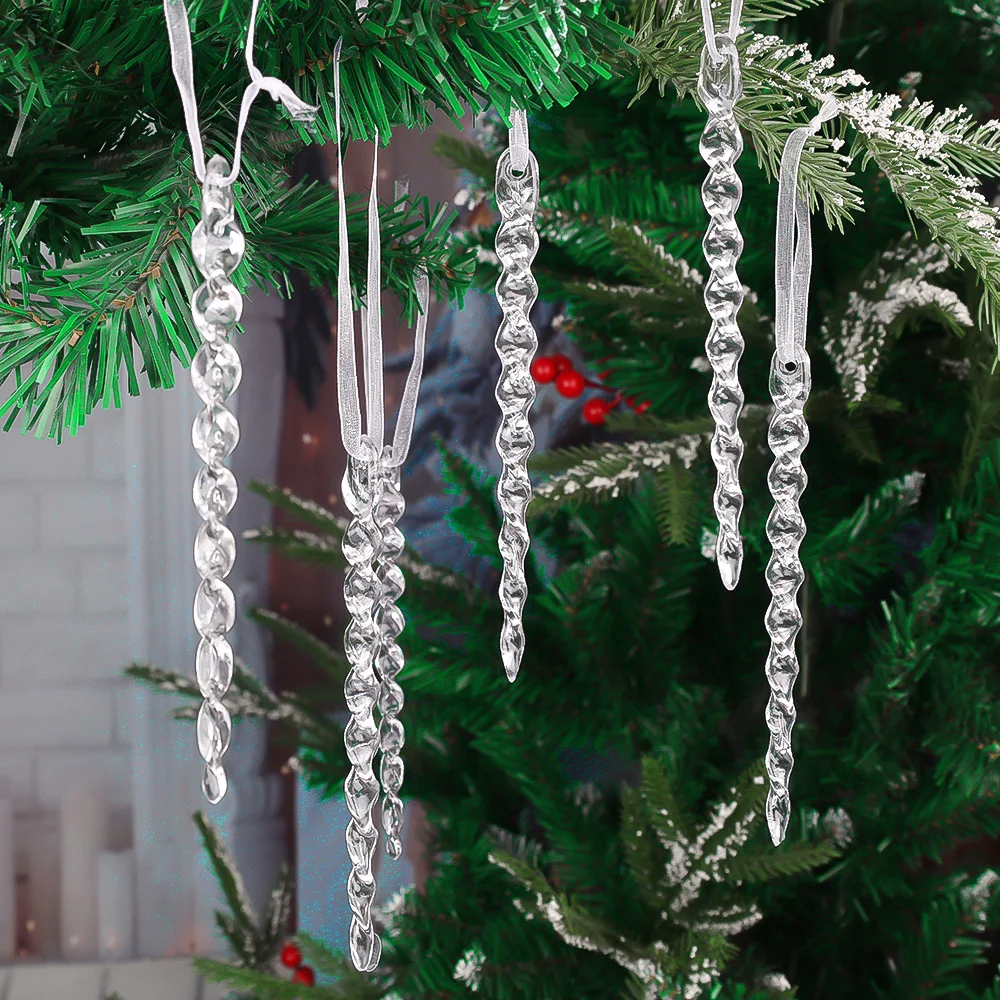 MyGiftHome Crystal Christmas Tree Ornaments Party Hanging Decor