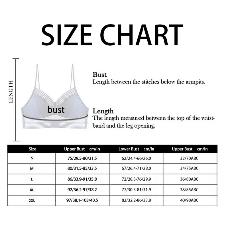 Backless Strapless Bra Push Up Plus Size Women Bralette Wire Free