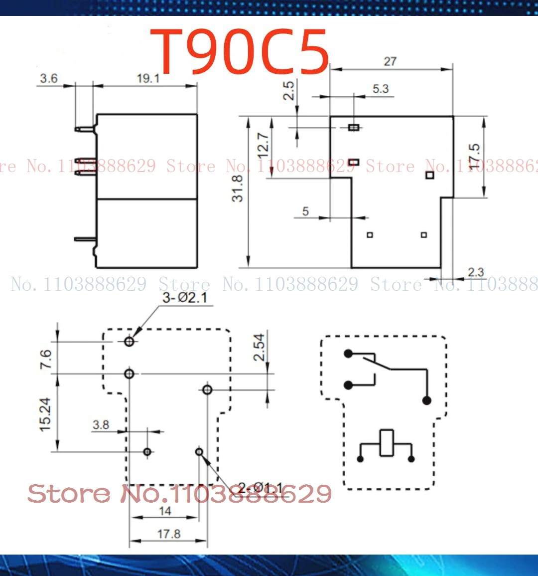 20A T9AV5D12-22 T90-1C-22V-5P