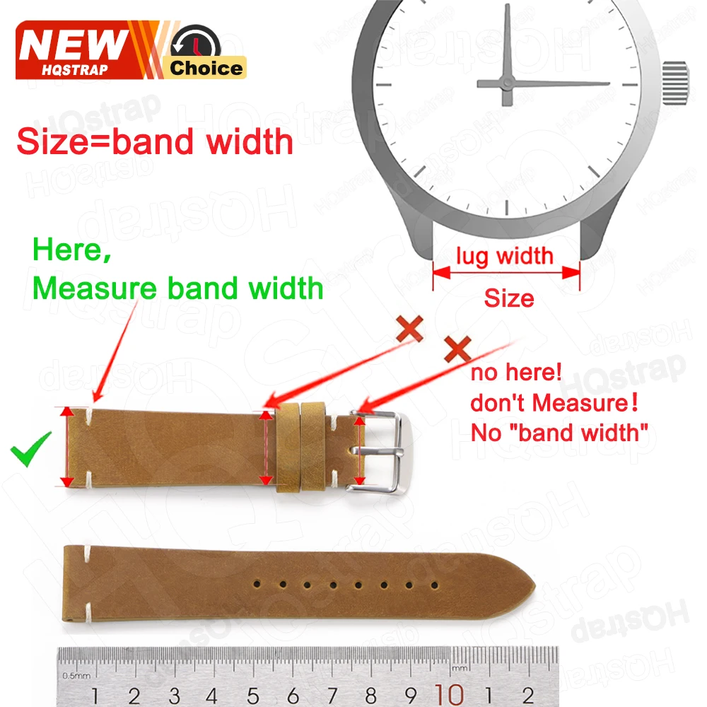 Vintage Leather Oil Wax Band Wristband Replacement Bracelet