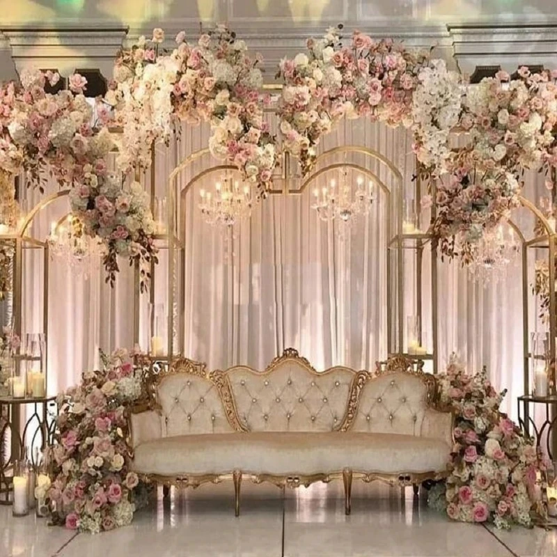 Wedding Background Decoration Fabric Screen For Whith Indoor Arch