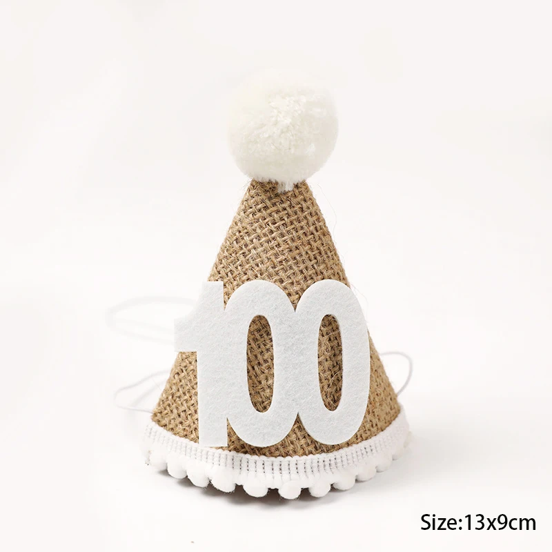 Löwen Geburtstagshut – Süße Krone Für Den 1. Geburtstag (9x8 Cm)